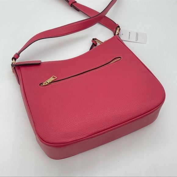 Coach Ellie File Bag Crossbody Pink/Gold - Picture 6 of 14